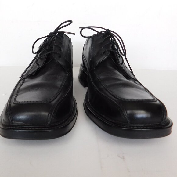 Dockers Trustee Moc Toe Oxford Lace-Up Black Leather Shoes 8.5 M - Picture 2 of 9